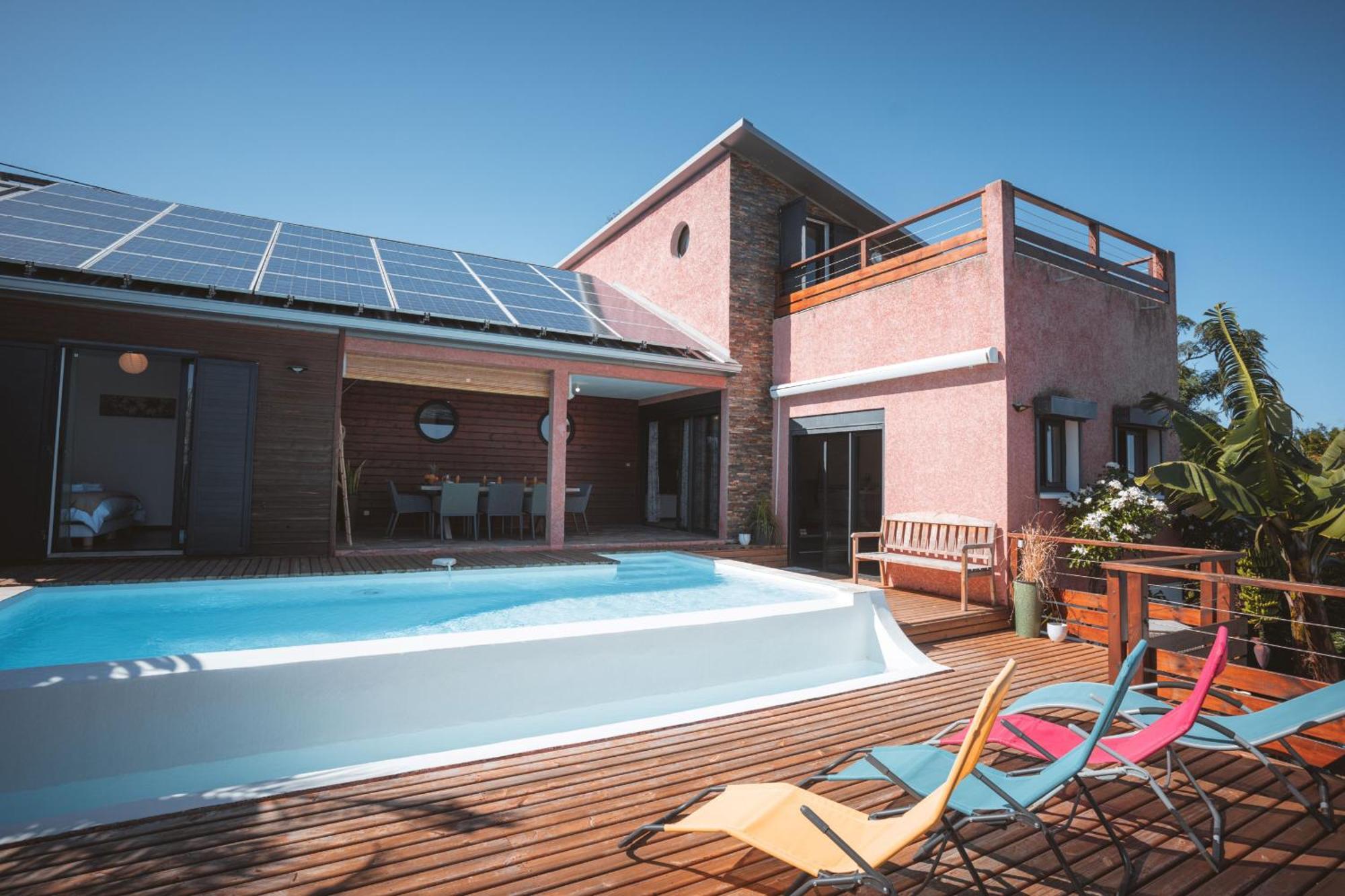 Villa Sunset St Leu, Avec Sa Vue Plongeante Sur La Mer سان لوي المظهر الخارجي الصورة