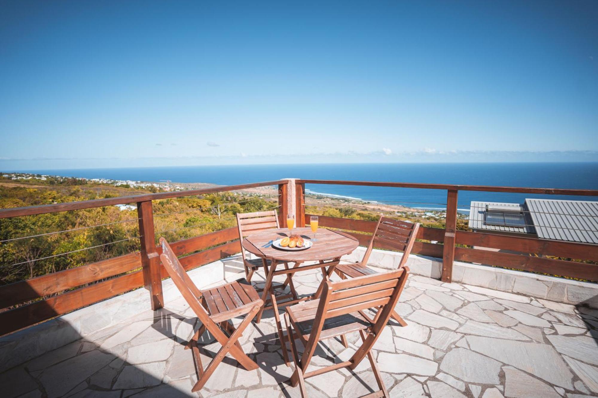 Villa Sunset St Leu, Avec Sa Vue Plongeante Sur La Mer سان لوي المظهر الخارجي الصورة