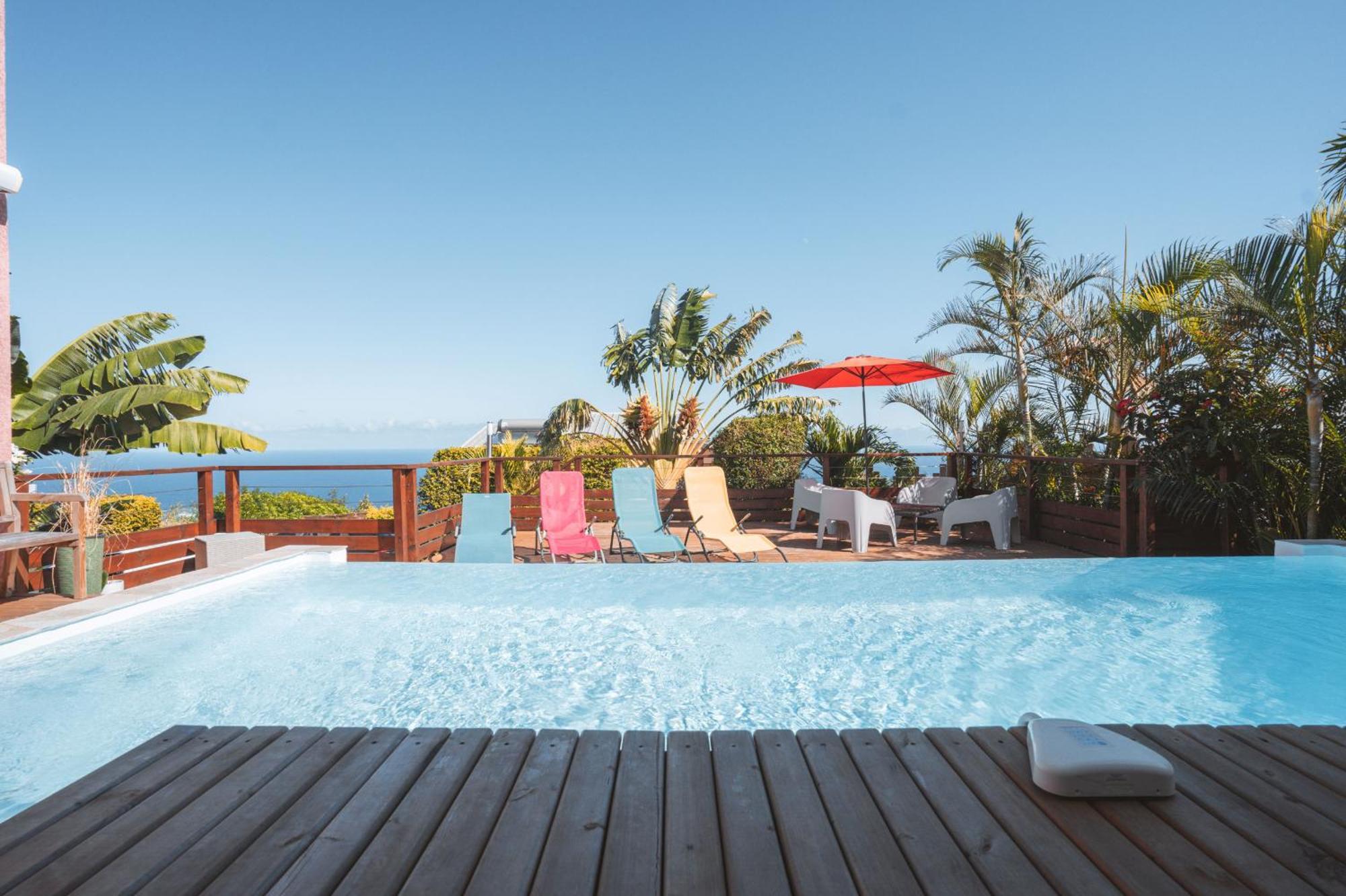 Villa Sunset St Leu, Avec Sa Vue Plongeante Sur La Mer سان لوي المظهر الخارجي الصورة